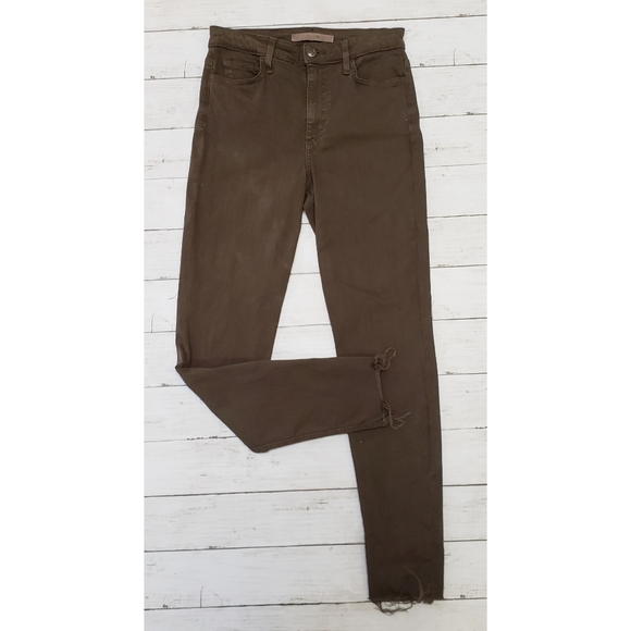 Joe's Jeans Denim - Joe's Jeans - Olive Green The Charlie Skinny Jeans